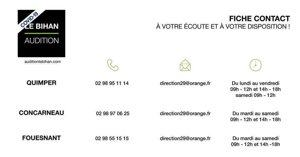 NOUS RESTONS À VOTRE ÉCOUTE ET À VOTRE DISPOSITION…