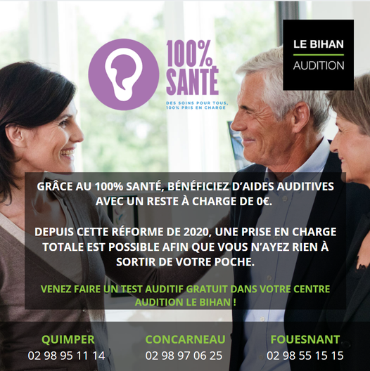 Profitez du 100% Santé dans votre centre Audition …