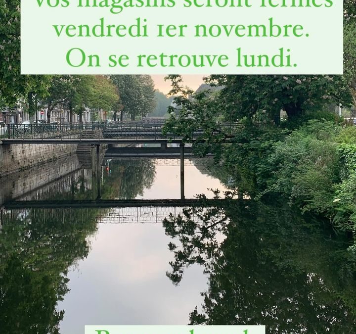 Fermeture de vos magasins en ce vendredi 1er novembre…